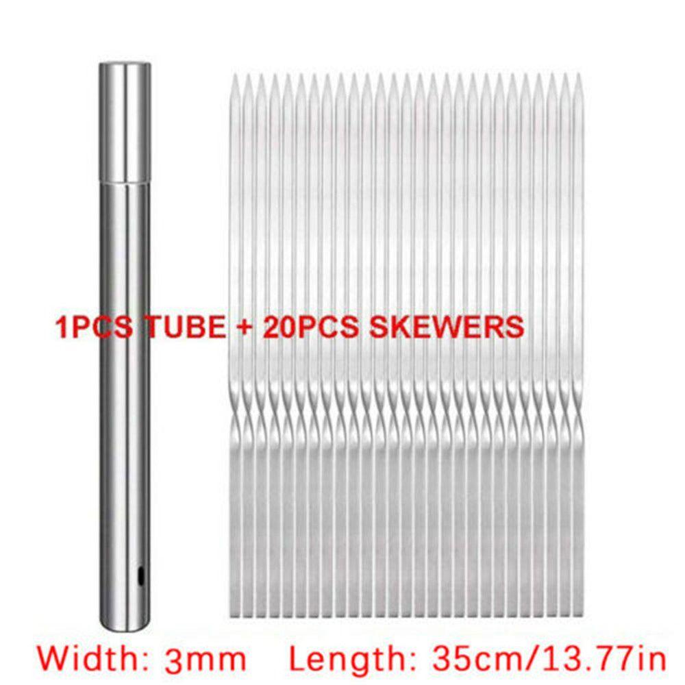 Set 20 Xiên Nướng BBQ Bằng Kim Loại Tiện Dụng