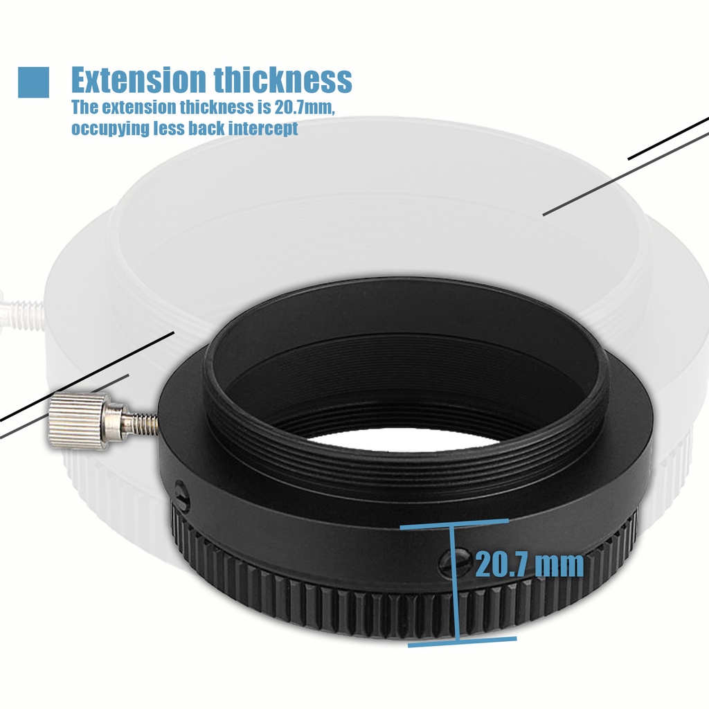 Bộ điều chỉnh góc máy ảnh Svbony SV210 M63 Thread CAA Công cụ quay 360 độ