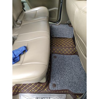 Thảm lót sàn ô tô 5d, 6d Nano 2 chỉ Toyota Fortuner 2009 – 2021 kháng khuẩn, khử mùi