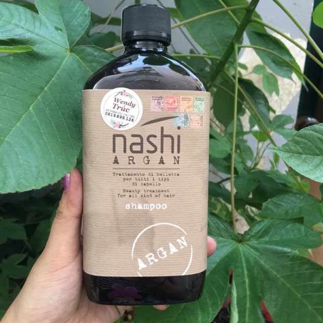 Dầu gội chữa trị tóc hư tổn Nashi Argan Shampoo 500ml "