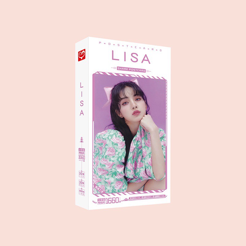 Hộp ảnh LISA thành viên nhóm nhạc Blackpink( MẪU MỚI)