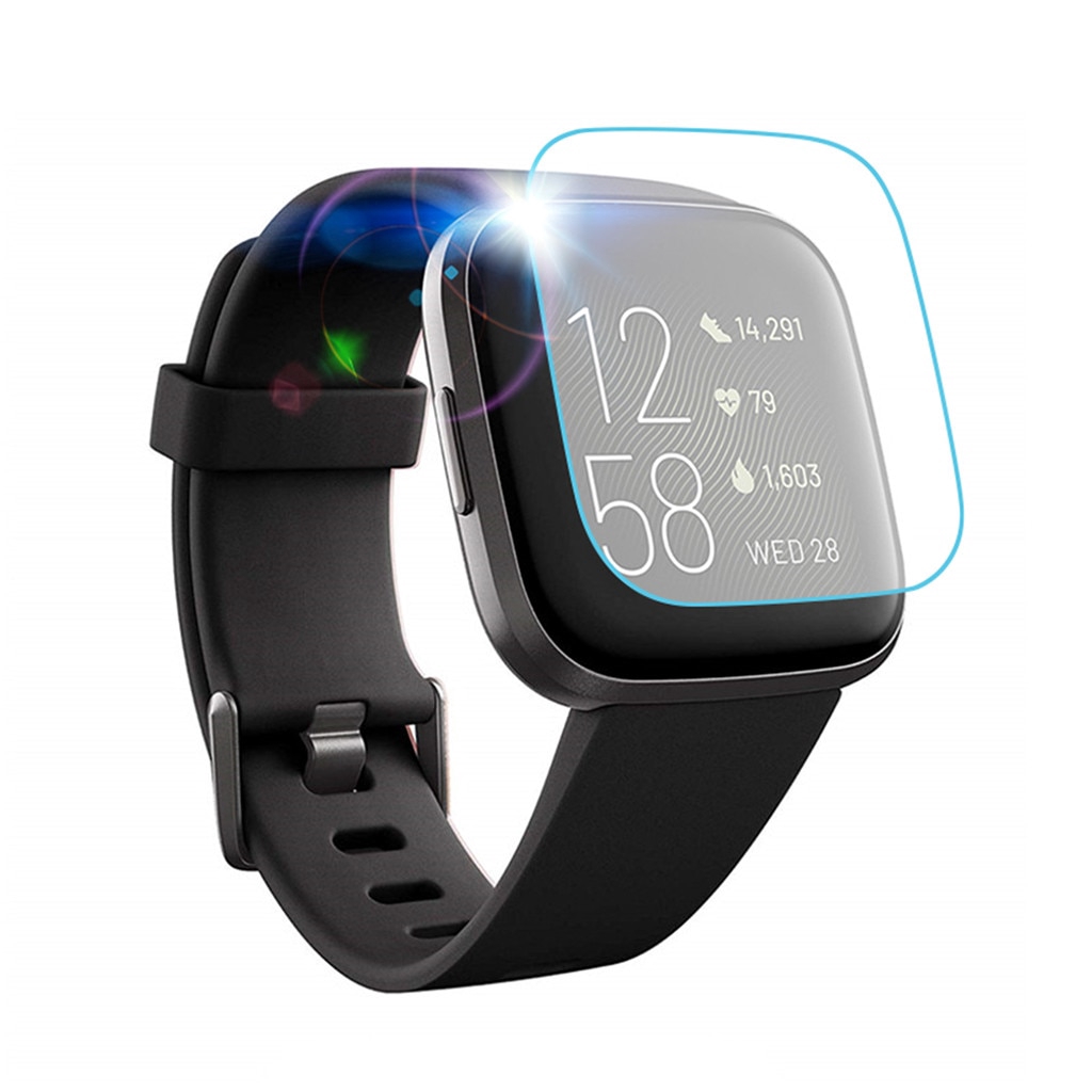 Set 3 Kính Cường Lực Bảo Vệ Mặt Đồng Hồ Thông Minh Fitbit Versa Lite