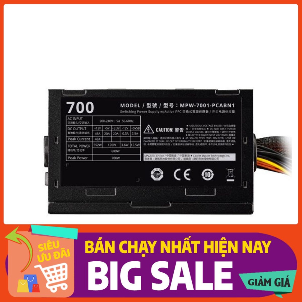 Nguồn máy tính Cooler Master Elite V3 230V PC700 700W (Hàng Mới Chính Hãng)