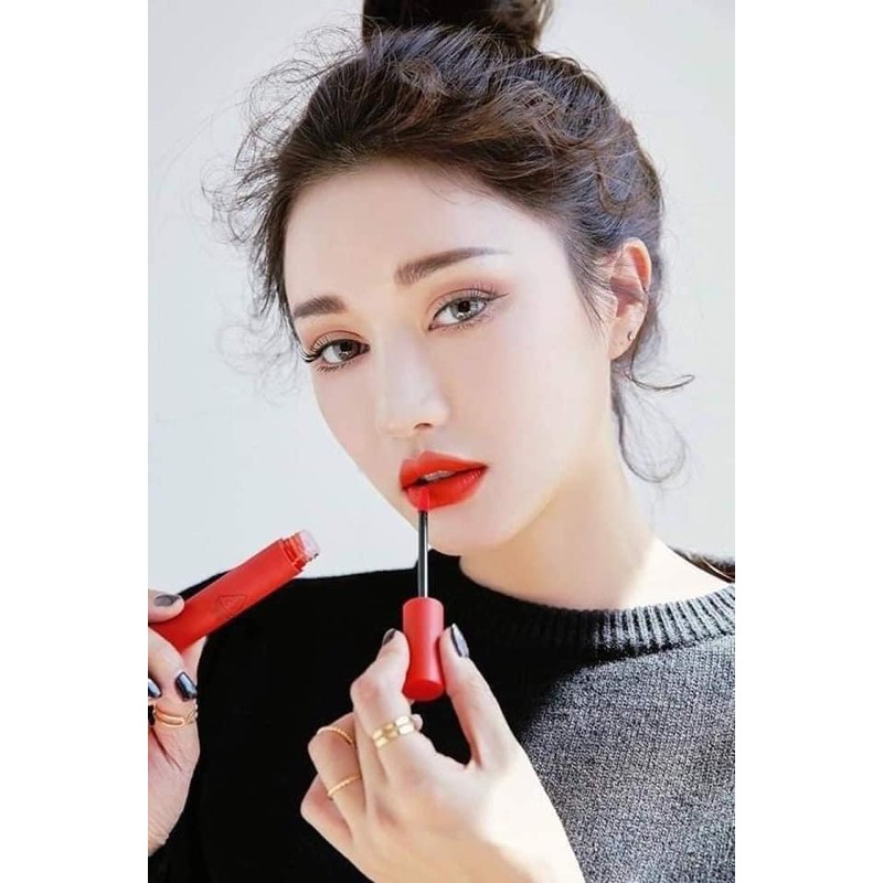 Son 3CE Kem Velvet Lip Tint Đỏ Cam
