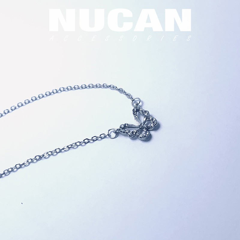 Dây chuyền choker hình con bướm đính đá cho nữ đẹp NUCAN - DC5