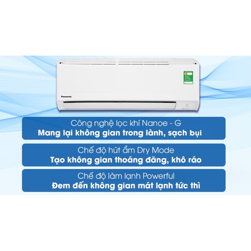 Máy lạnh Panasonic 1 HP CU/CS-N9WKH-8M Chỉ Bán Tại Thái Bình