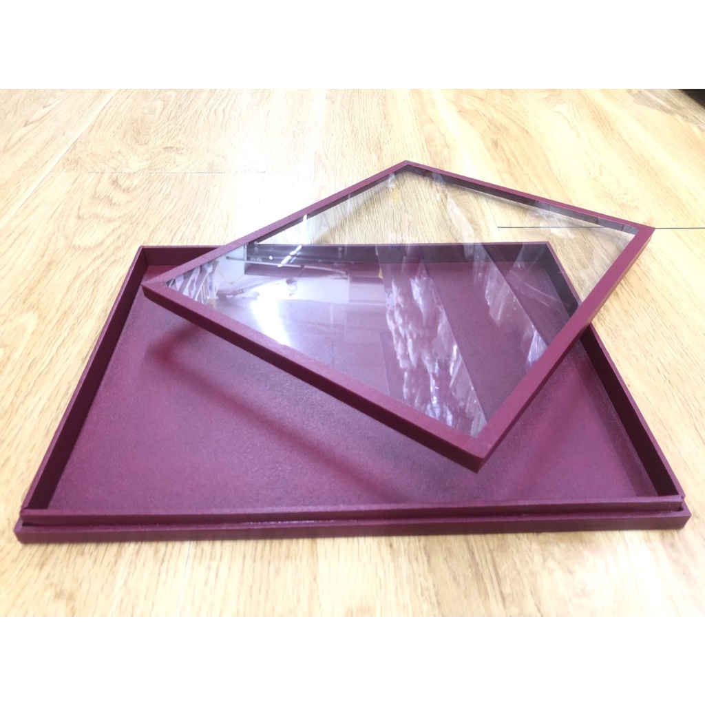 Hộp Trưng Bày Mẫu Nail - hộp kính nail