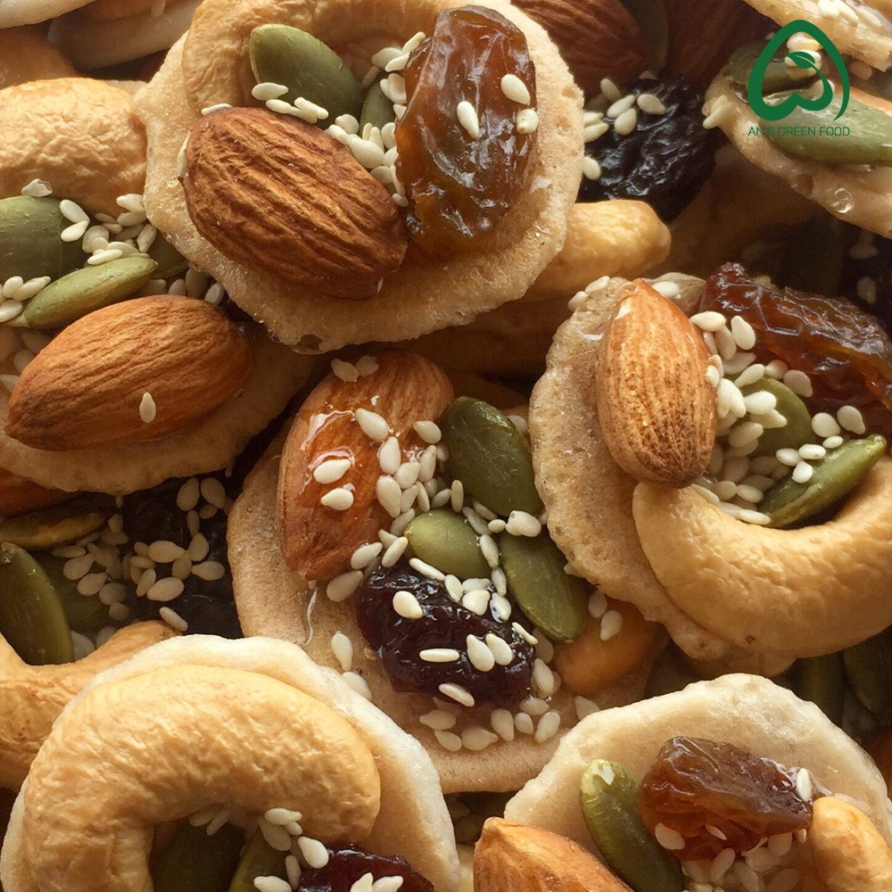 Bánh Mix Ngũ Hạt Dinh Dưỡng - Ngon - Giòn - Thơm - Bổ Dưỡng - An’s Green Food (500g)