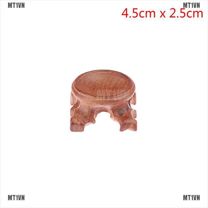 Đế Gỗ Tròn Trưng Bày Trang Sức Tiện Dụng