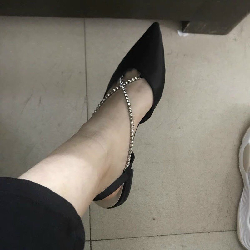 Sandal nữ gót bệt quai chéo đá nhẹ nhàng Q173 hàng chất đẹp