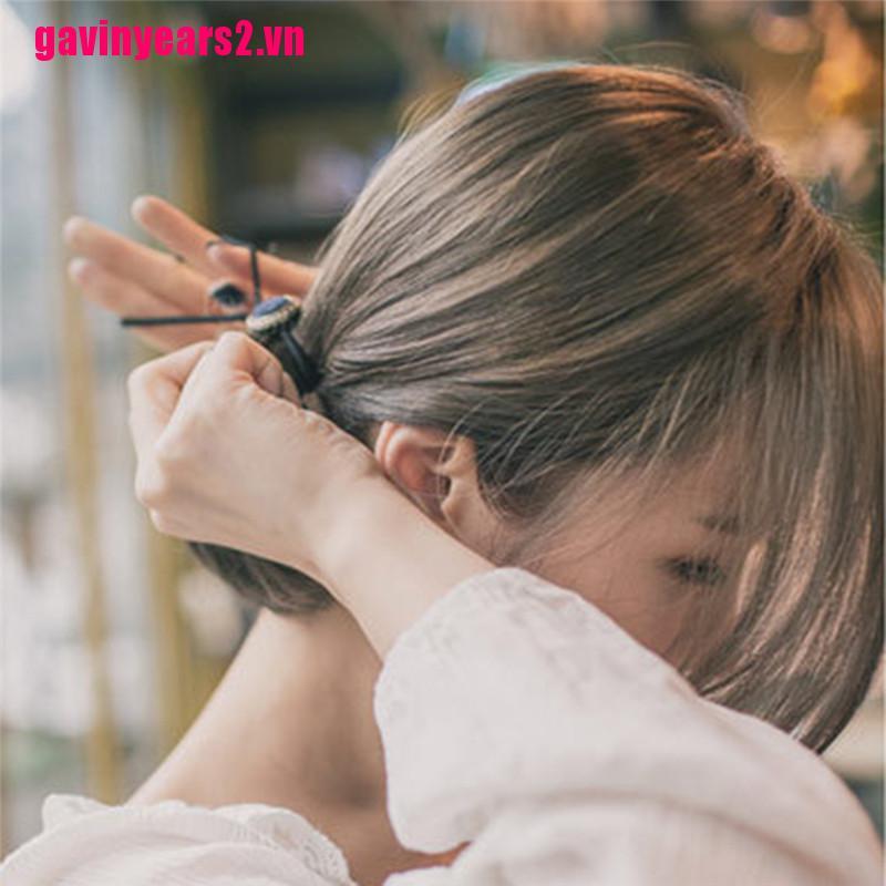 Bộ 2 Dây Cột Tóc Phong Cách Vintage Thời Trang