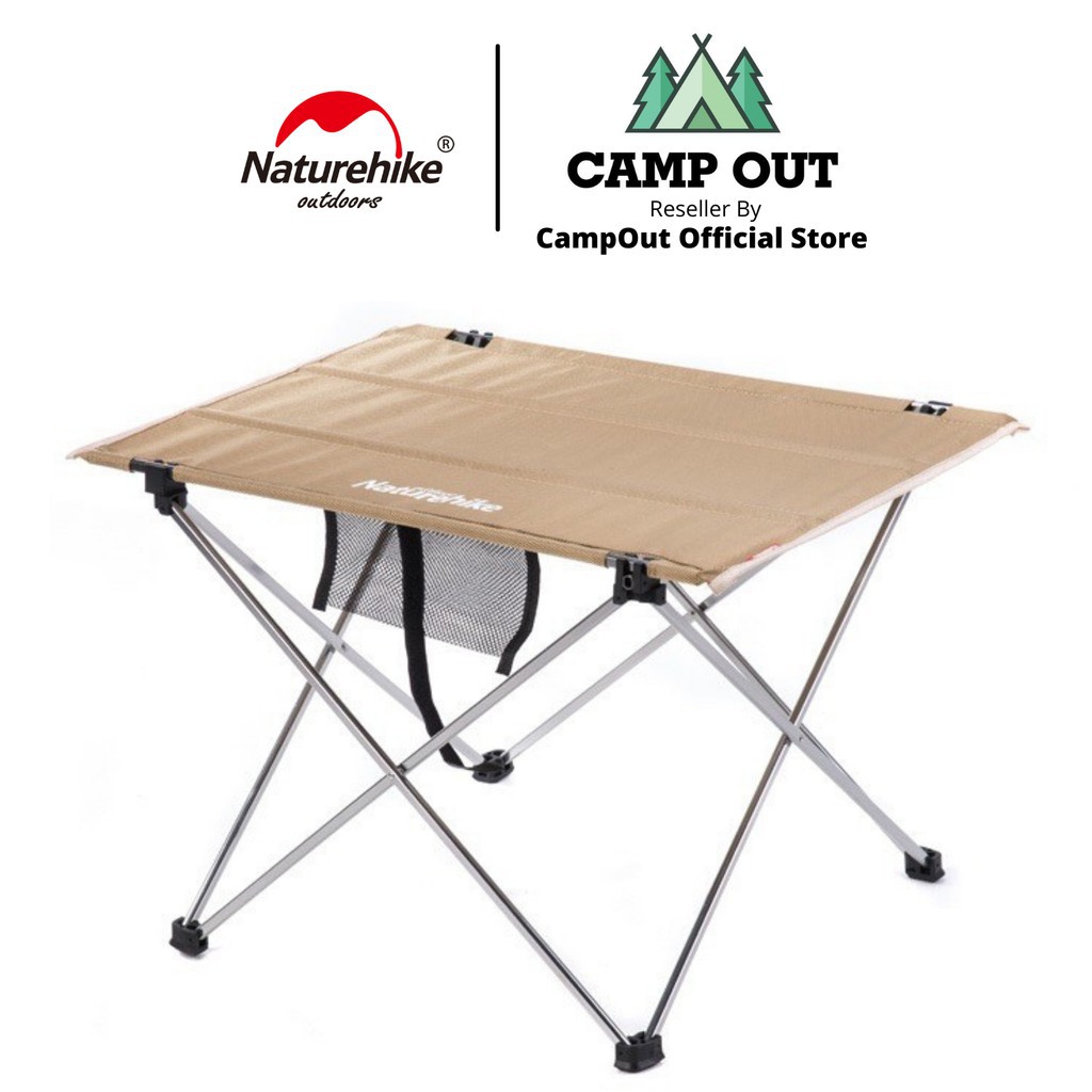 Bàn Nautrehike cắm trại du lịch dã ngoại bàn ăn vải khung nhôm nhẹ campout A203