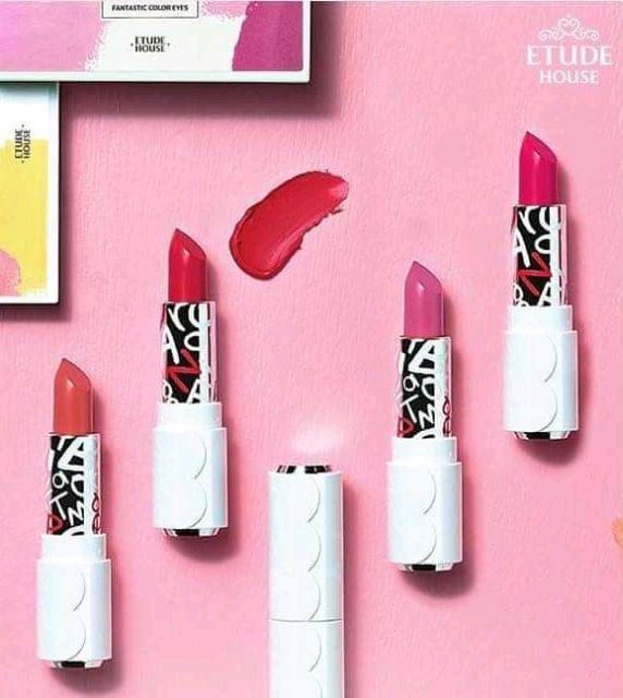 Son Thỏi Siêu Lì Mịn Môi Etude House Colorful Drawing Dear My Blooming Lips Talk – Hàn Quốc