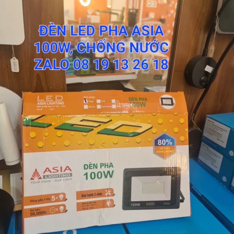 Đèn Pha Led  Asia, 100w, 150w, 200w Model FLE chống nước IP66, bảo hành 2 năm chính hãng