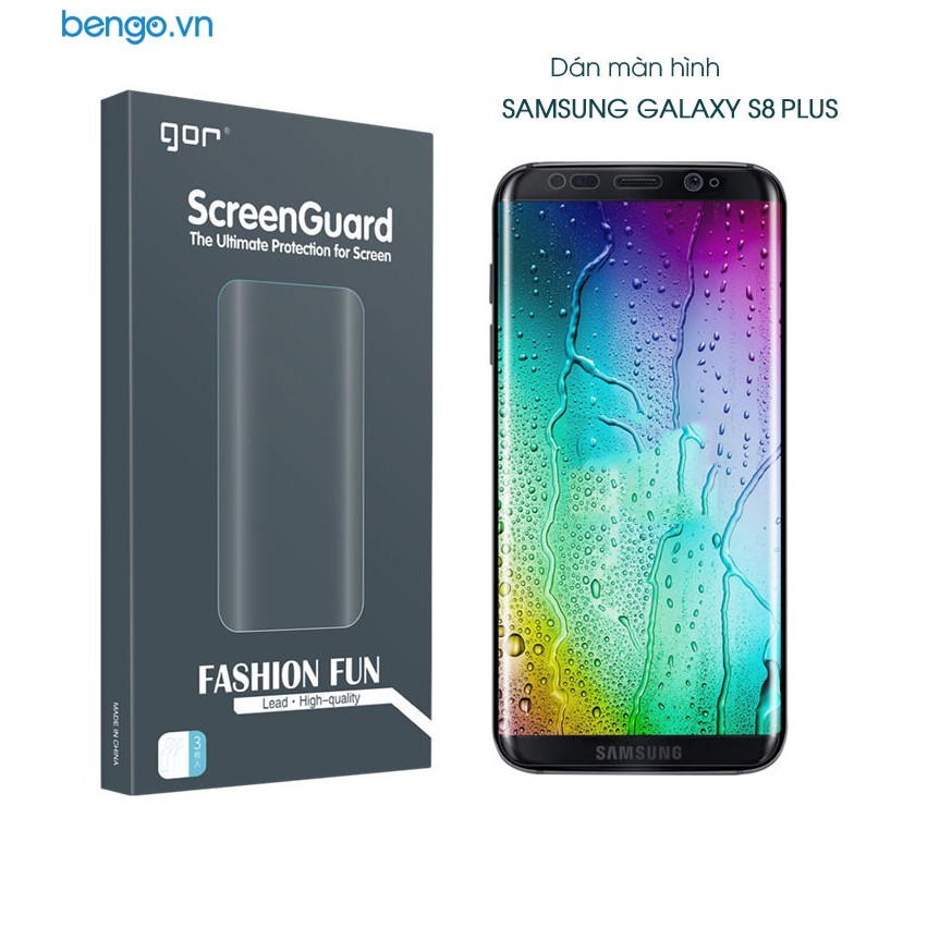 Dán màn hình Samsung Galaxy S8 Plus 3D full GOR (hộp 3 miếng)