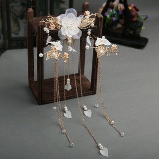 Set Kẹp Tóc Phong Cách Hanfu Xinh Xắn Cho Nữ