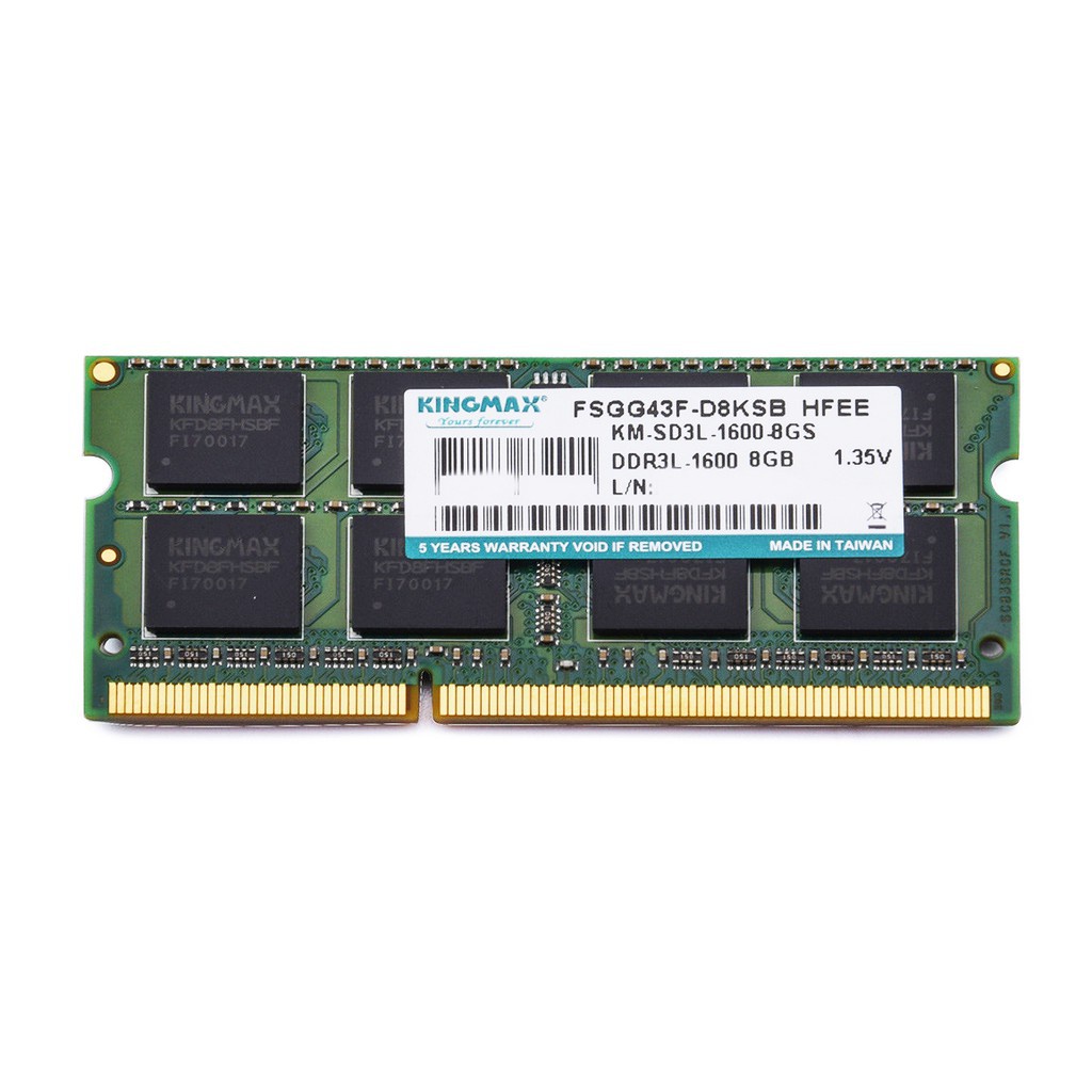 RAM LAPTOP. DDR3 Laptop 4G/1600 8G/1600 PC3L KINGMAX Chính hãng. VI TÍNH QUỐC DUY