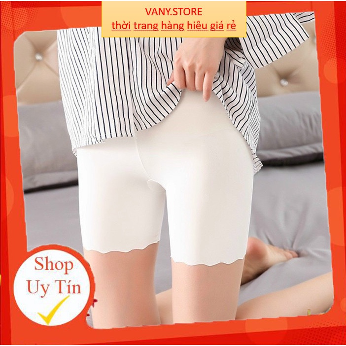 Quần Váy Nữ ❤️FREESHIP❤️Quần Mặc Váy chất đúc su mềm mịn viền sóng , không in lằn mẫu A46