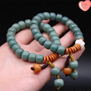 Vòng Tay Chuỗi Hạt Phật Giáo Màu Xanh Lá