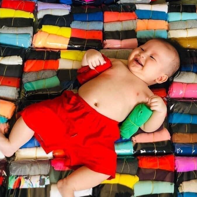 Quần đùi cotton cho bé trai bé gái 6-18kg