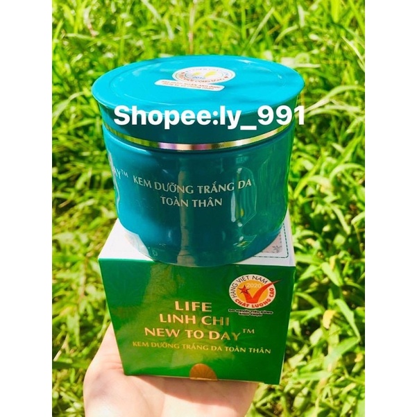 (Hàng chuẩn) Kem dưỡng trắng da body Linh Chi New Today hộp 90gram