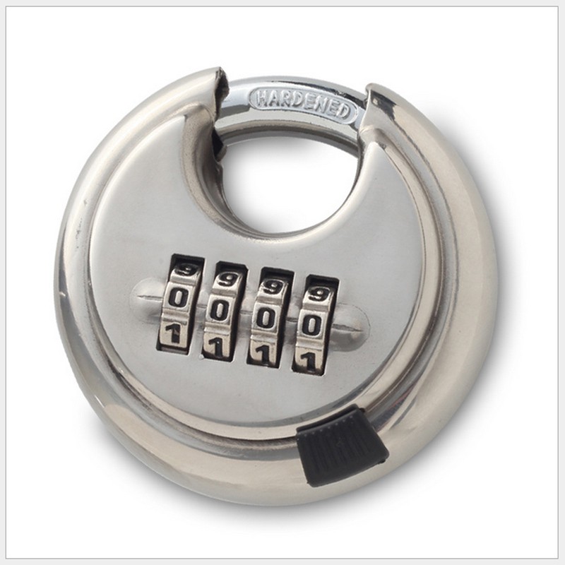 Khóa số chống cắt chống trộm 4 mã số YB01 vỏ inox không gỉ