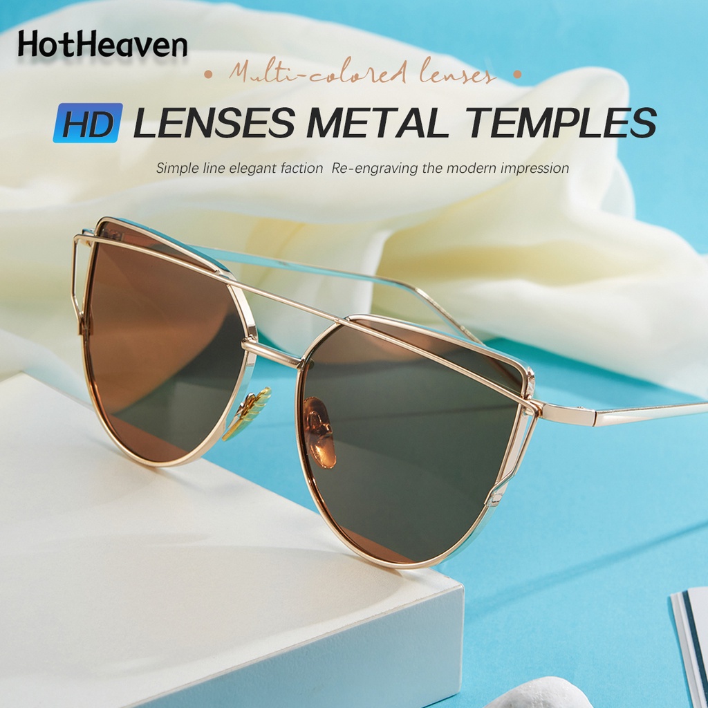 Kính Mát Mắt Mèo Chống Tia UV400 Thời Trang 17 Kiểu