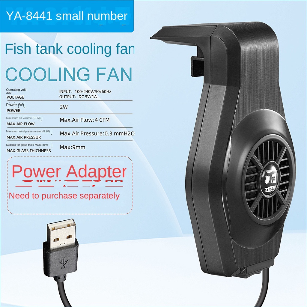 Quạt Làm Mát Bể Cá Cổng usb Yên Tĩnh Có Thể Điều Chỉnh