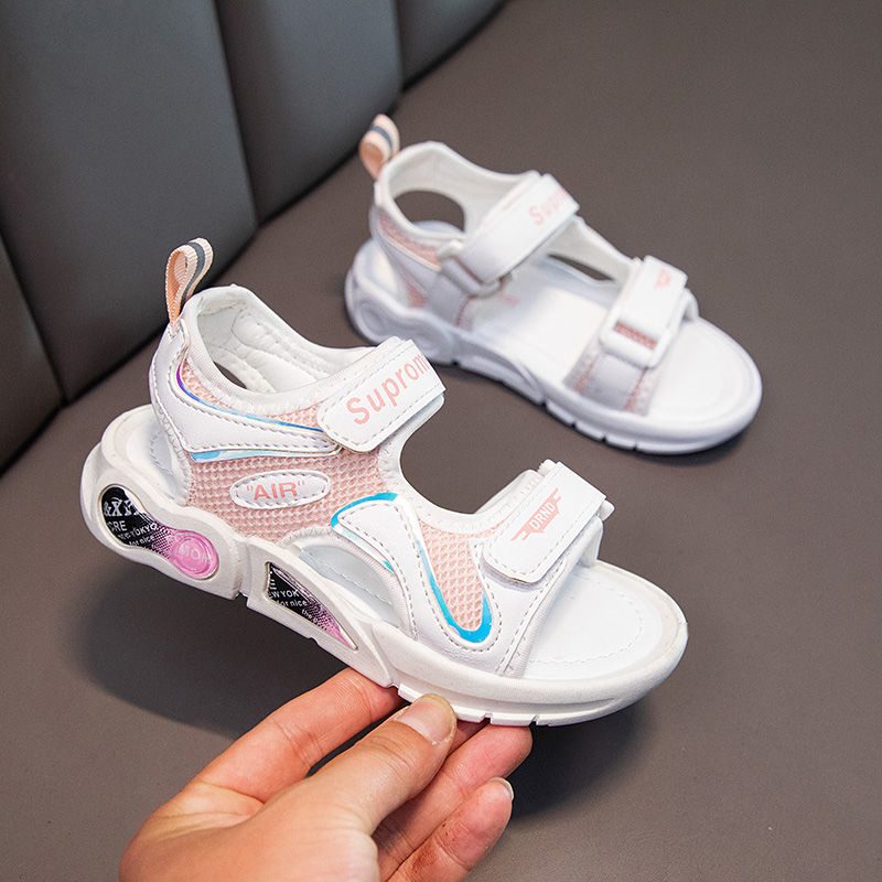 Boys and Girls New Style Sandals Fashionable Korean Style Soft Bottom Non-Slip Beach Shoes Summer Casual Girls Internet Celebrity Children's Shoes【4Month10Day After】 r2LN