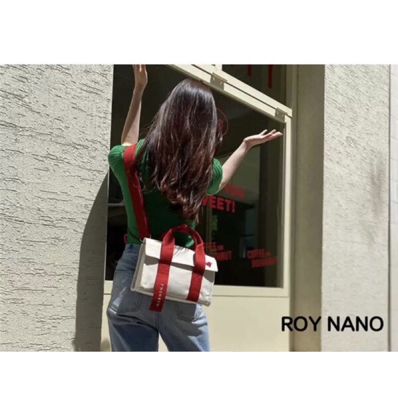 Túi Marhen nắp gập Roy mini 25cm vải canvas cứng và đứng form xếp gọn đi chơi du lịch dã ngoại (Mã Marhen)