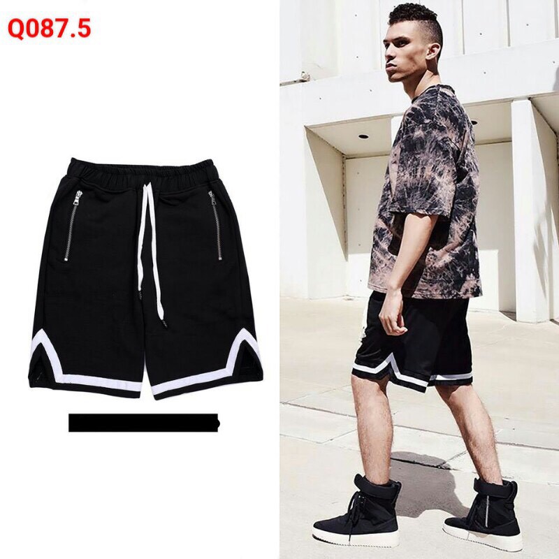 Quần short unisex 1V chất co giãn y hình