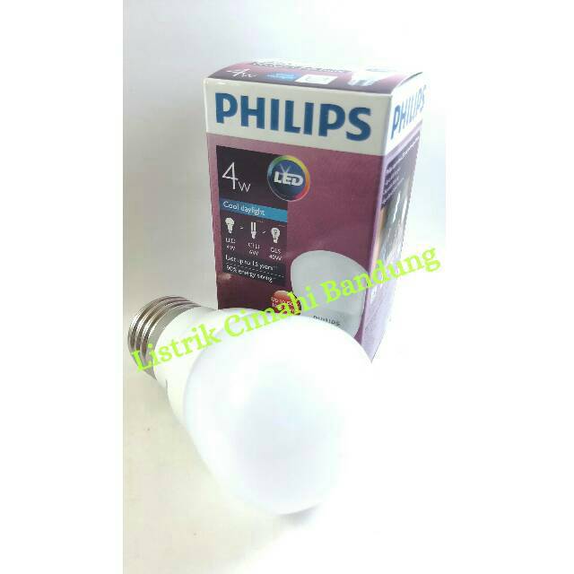 Đèn Led Philips 4watt Cool Daylight / White E27