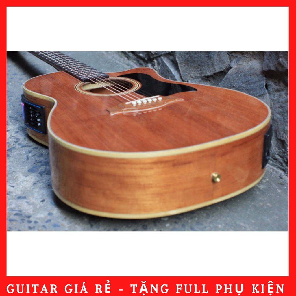 Guitar accoustic kèm EQ AC20 ( full gỗ hồng đào ) sale giá rẻ