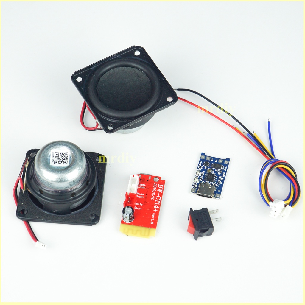 Combo Chế Loa Bluetooth 10w x2 Củ Loa Harman karrdon mạch DW-CT14+ Ver 1.8