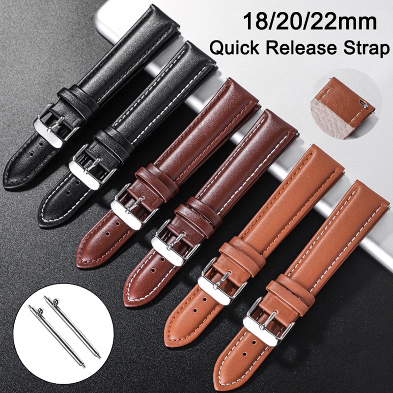 Dây Da Thay Thế 18mm 20mm 22mm Cho Đồng Hồ