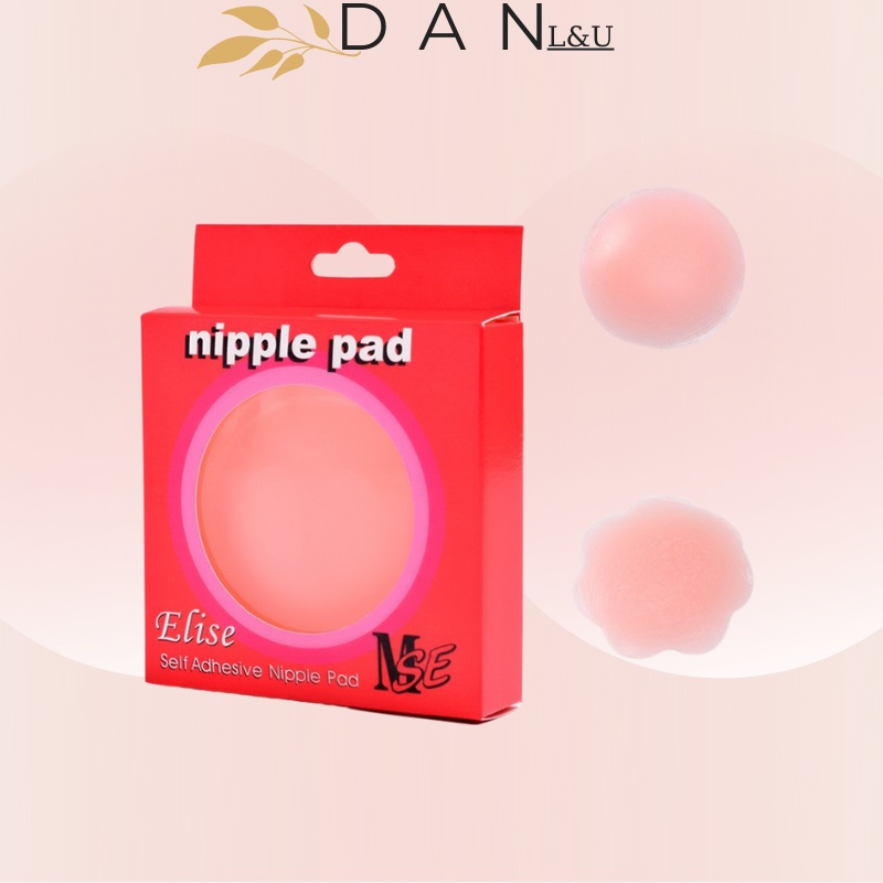 Miếng Dán Ngực Ti Silicon Nhũ Hoa Sử Dụng Nhiều Lần DAN L&amp;U H1222