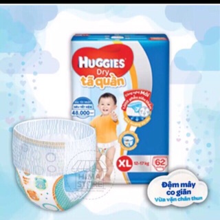 Tả quần huggies m74, l68, xl62, xxl56