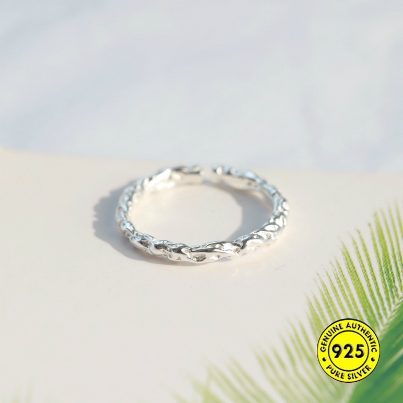 Nhẫn mạ bạc 925 phong cách Hàn Quốc cho nữ