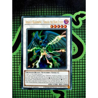 [ Đỗ Lạc Shop ] Thẻ Bài Yugioh Mint90 Monster Assault Blackwing - Sohaya the Rain Storm  - Ultra