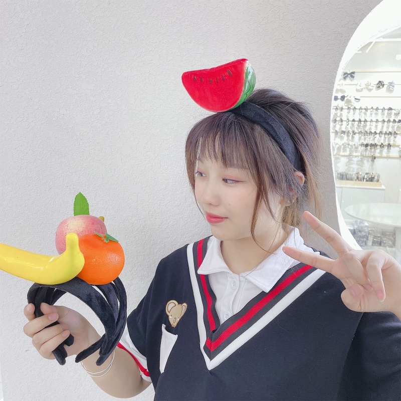 Băng Đô Cài Tóc Hình Trái Chuối Hoạt Hình Vui Nhộn