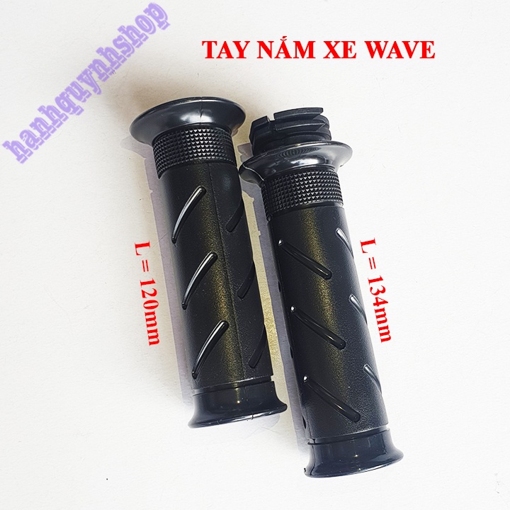 Bộ 2 tay nắm xe Wave chính hãng Honda chất liệu nhựa màu đen