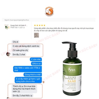 Dung Dịch Vệ Sinh Phụ Nữ Thảo Mộc SAM NATURAL