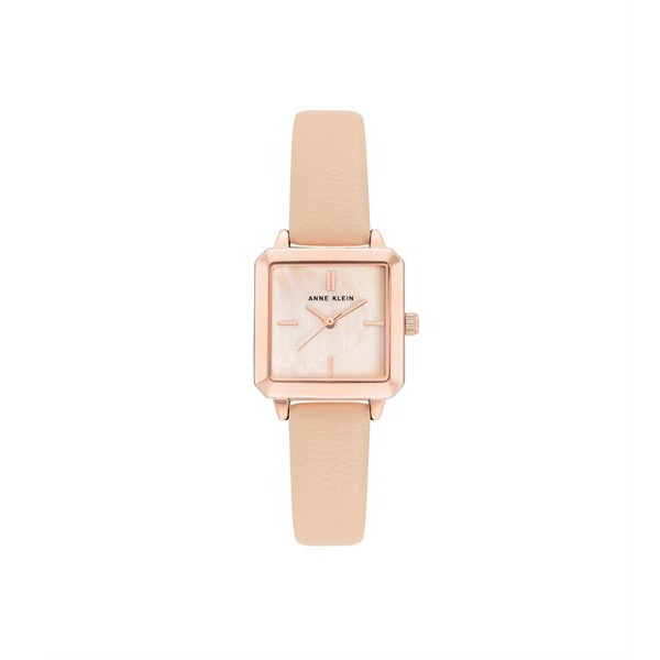Đồng Hồ Nữ ANNE KLEIN AK 3090RGBH MẶT VUÔNG GAM MÀU HÔNG PASTEL