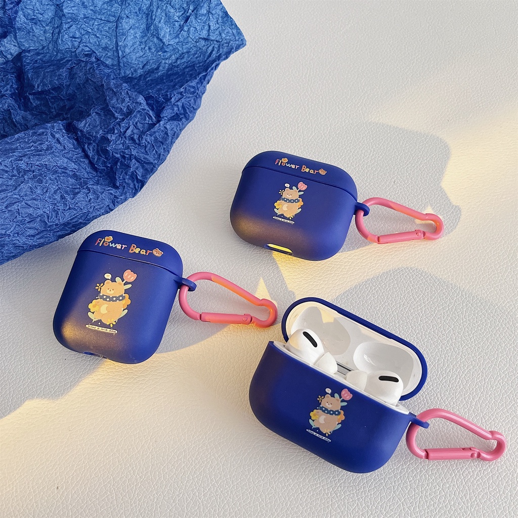 Cartoon DIY bow love heart Apple Airpods 3 2021 1/2 Pro Cover wireless bluetooth earphone Charging Protective Case Box