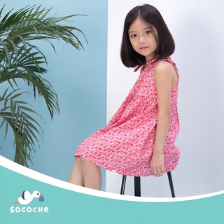 Váy sát nách nơ vai hồng