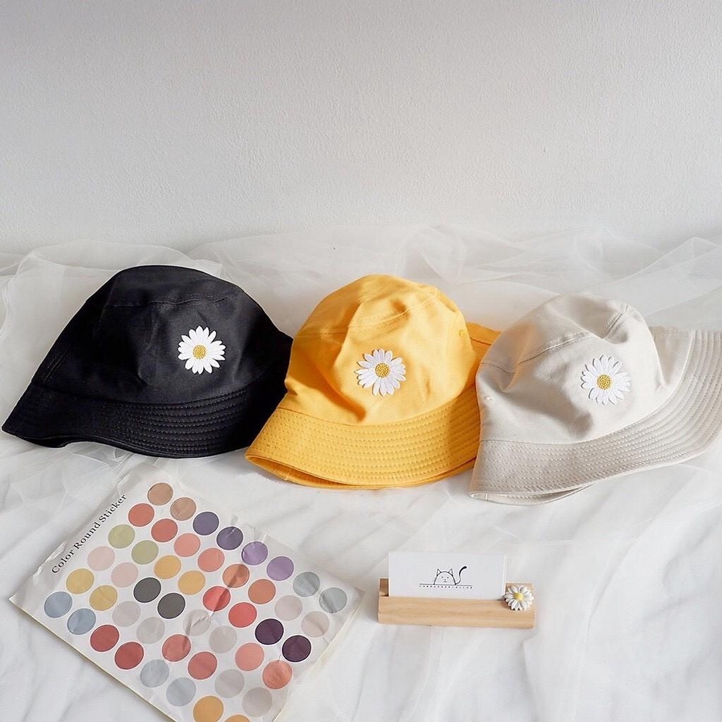 Mũ bucket trơn vành cụp thời trang chính hãng phong cách unisex dành cho nam nữ