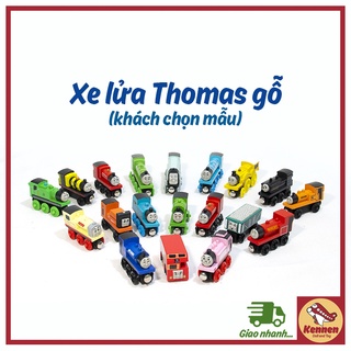 Đầu tàu Thomas Combo 3-5-8-10 bộ đầu tàu/ Gỗ tự nhiên