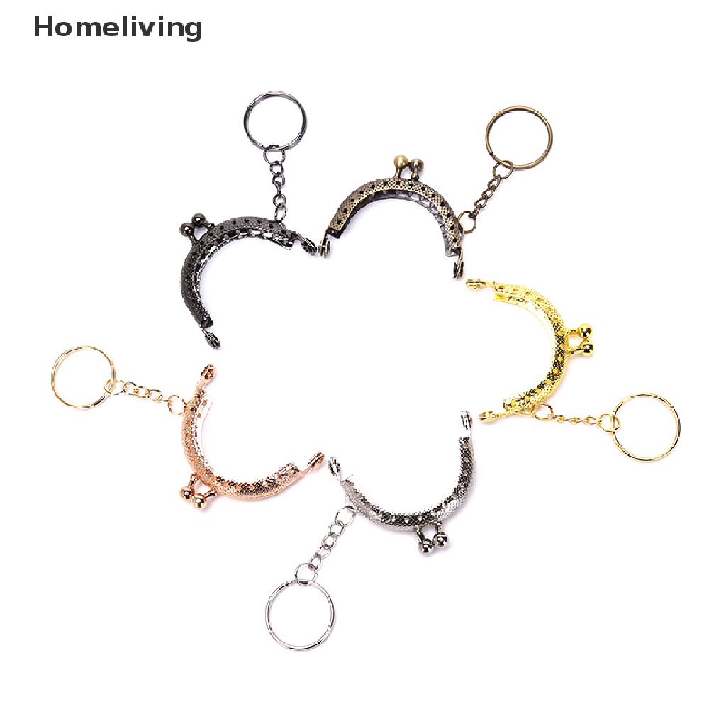 1 Khung Kim Loại 5cm Làm Ví / Móc Khóa DIY Tiện Dụng