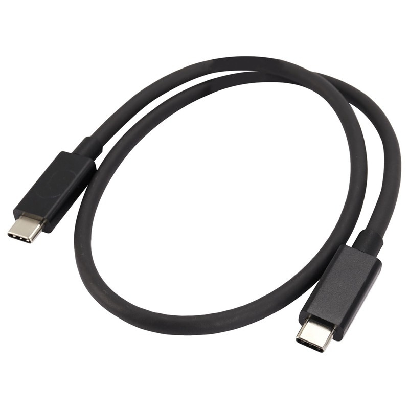 Thunderbolt 3 Usb 3.1 Usb-C Male To Male Thunderbolt 3 40Gbps Cable Usb-C To Usb-C Thunderbolt 3 Cable 50Cm