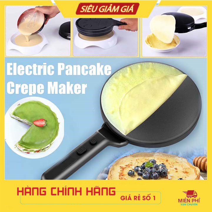 Chảo làm bánh đa năng, bánh tráng, bánh cuộn, bánh pancake, bánh crepe